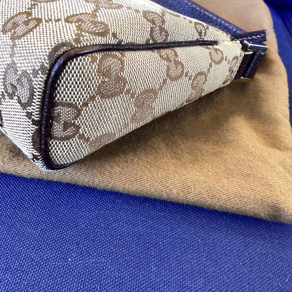 Authentic Gucci Abbey Pochette small Shoulder bag canvas vintage - Picture 7 of 14